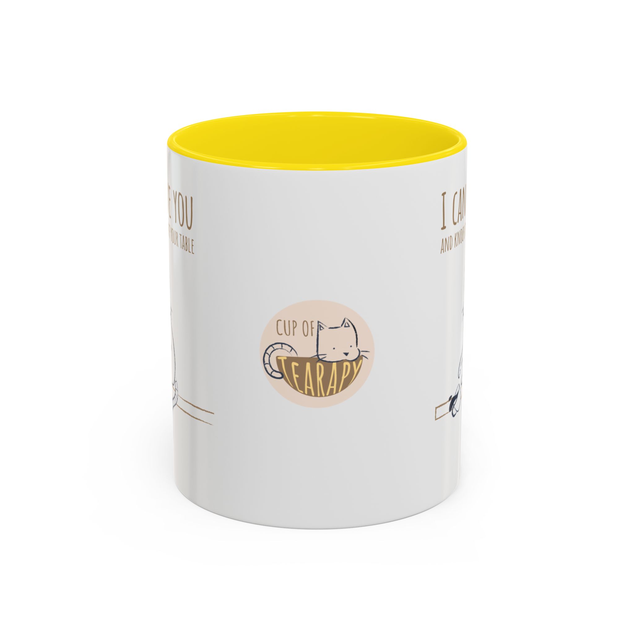 cat love mug, i can love you & knock things off your table