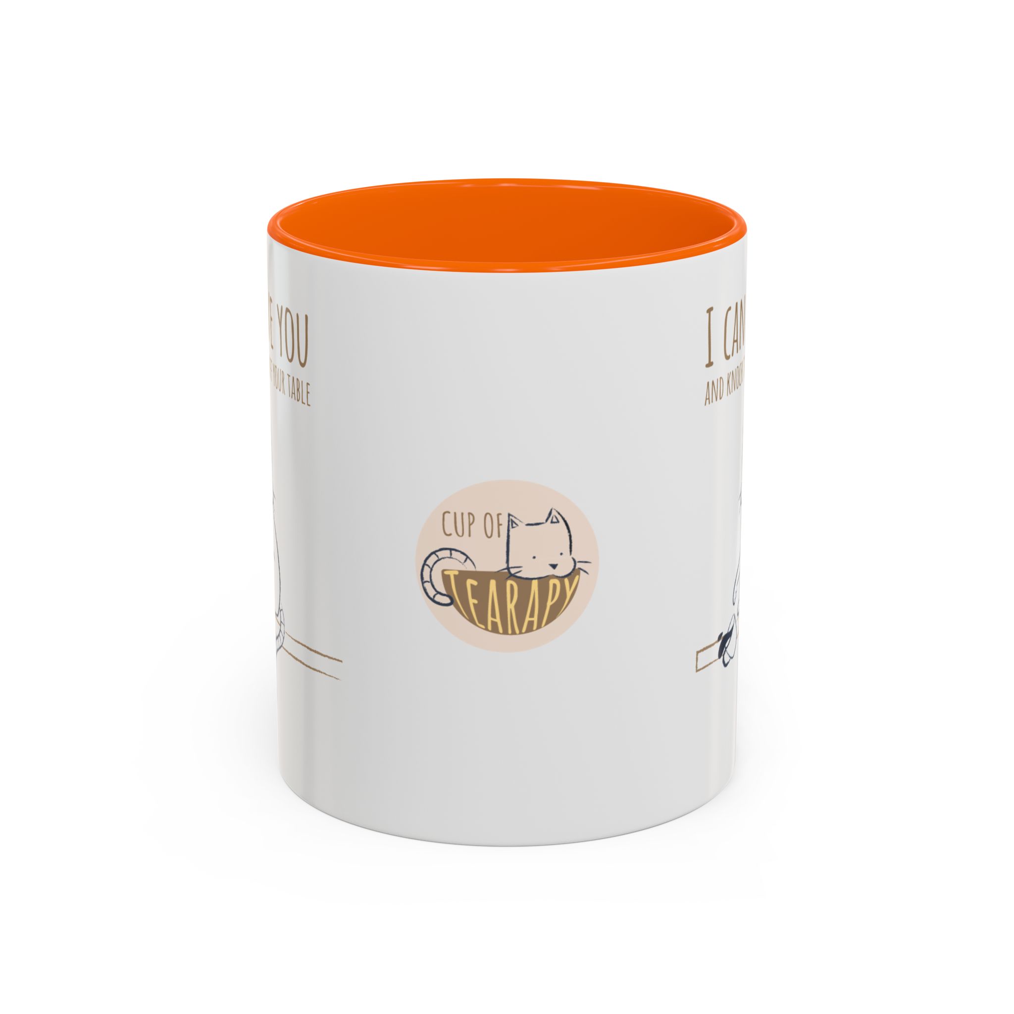 cat love mug, i can love you & knock things off your table