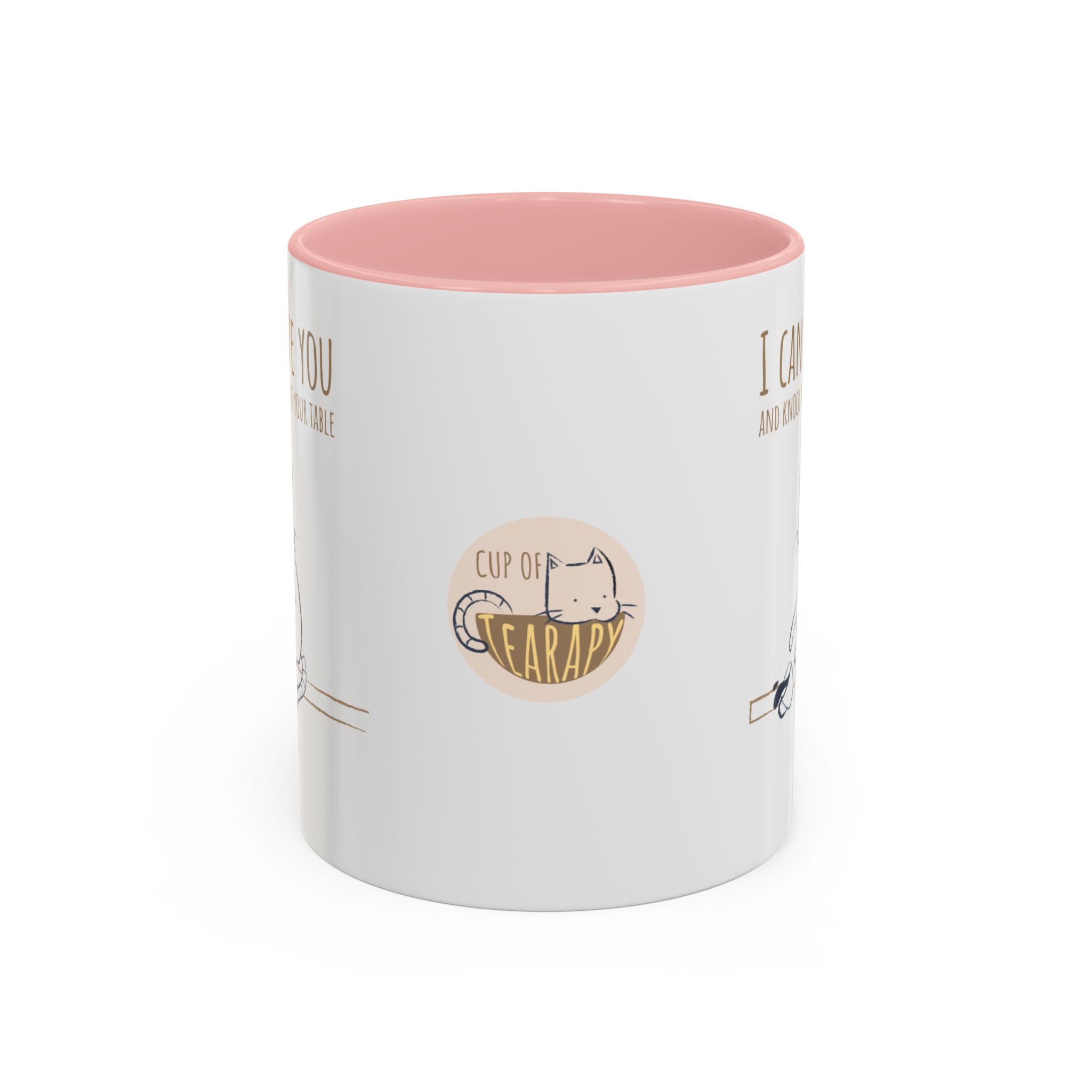 cat love mug, i can love you & knock things off your table