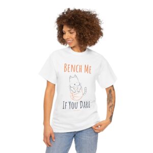 "Bench me if you dare" -  Funny Basketball Player Cat T Shirt