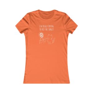 "I'm Really Trying to Hit the Target" Cat T-Shirt